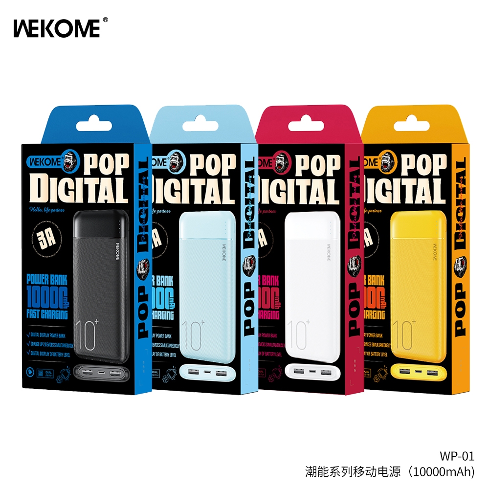 Ảnh Sạc dự phòng wekome 10000 mAh WP01 - Hàng chính hãng 3