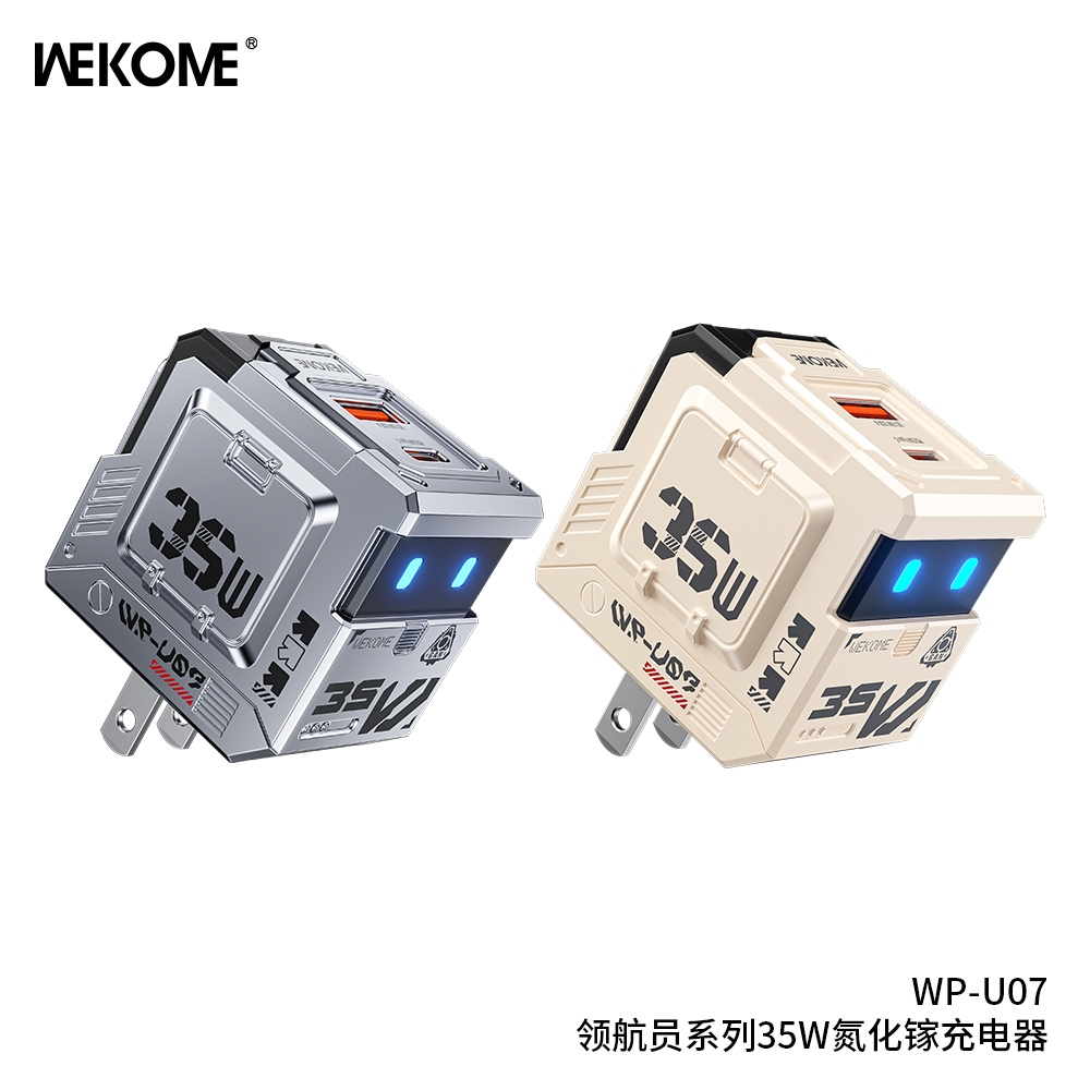 Ảnh Củ sạc nhanh GaN 35W wekome WP-U07 - Hàng chính hãng 2