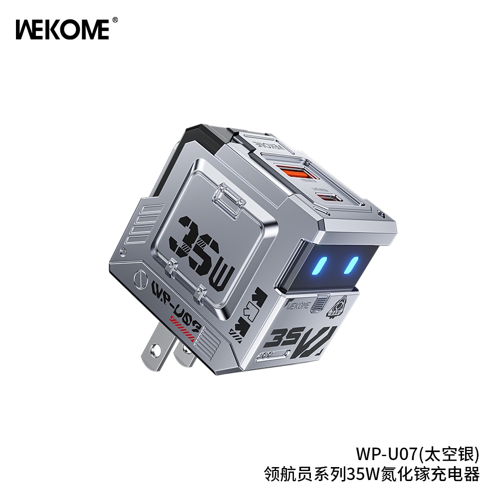Ảnh Củ sạc nhanh GaN 35W wekome WP-U07 - Hàng chính hãng 4