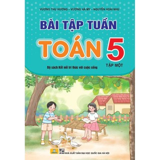 Sách - Combo 2 Cuốn Bài Tập Tuần Toán 5 - Kết Nối Tri Thức Với Cuộc Sống - ndbooks