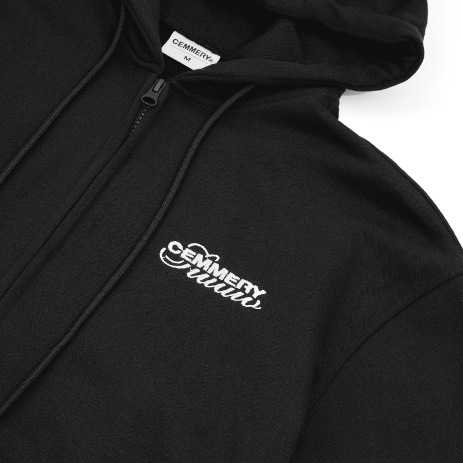 Hoodie CEMMERY Local Brand Chính Hãng Fleece Hoodie Nỉ Chân Cua Khóa Kéo 2 Đầu 2 Màu