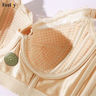 Áo Ngực Bra Định Hình Bản To Có Gọng FEELSY B57  Giảm Mỡ Lưng Nâng Ngực 7 Hàng Móc Cài