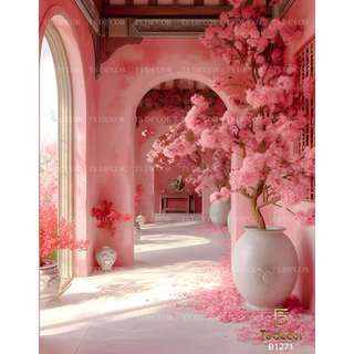 BACKGROUD CỔNG HOA ĐẸP MẮT CHỤP ẢNH NÀNG THƠ, STUDIO, HÌNH CƯỚI TREO HOẶC DÁN TƯỜNG