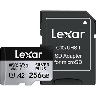 Thẻ nhớ microSD Lexar Silver Plus 128GB/ 256GB/ 512GB U3 A2 cao cấp, tốc độ đọc 205Mb/s, BH 5 năm