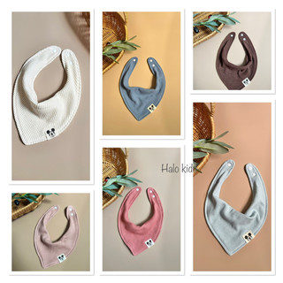 Yếm cổ chất liệu cotton wafflet, yếm dày dặn ,giữ ấm cổ cho bé