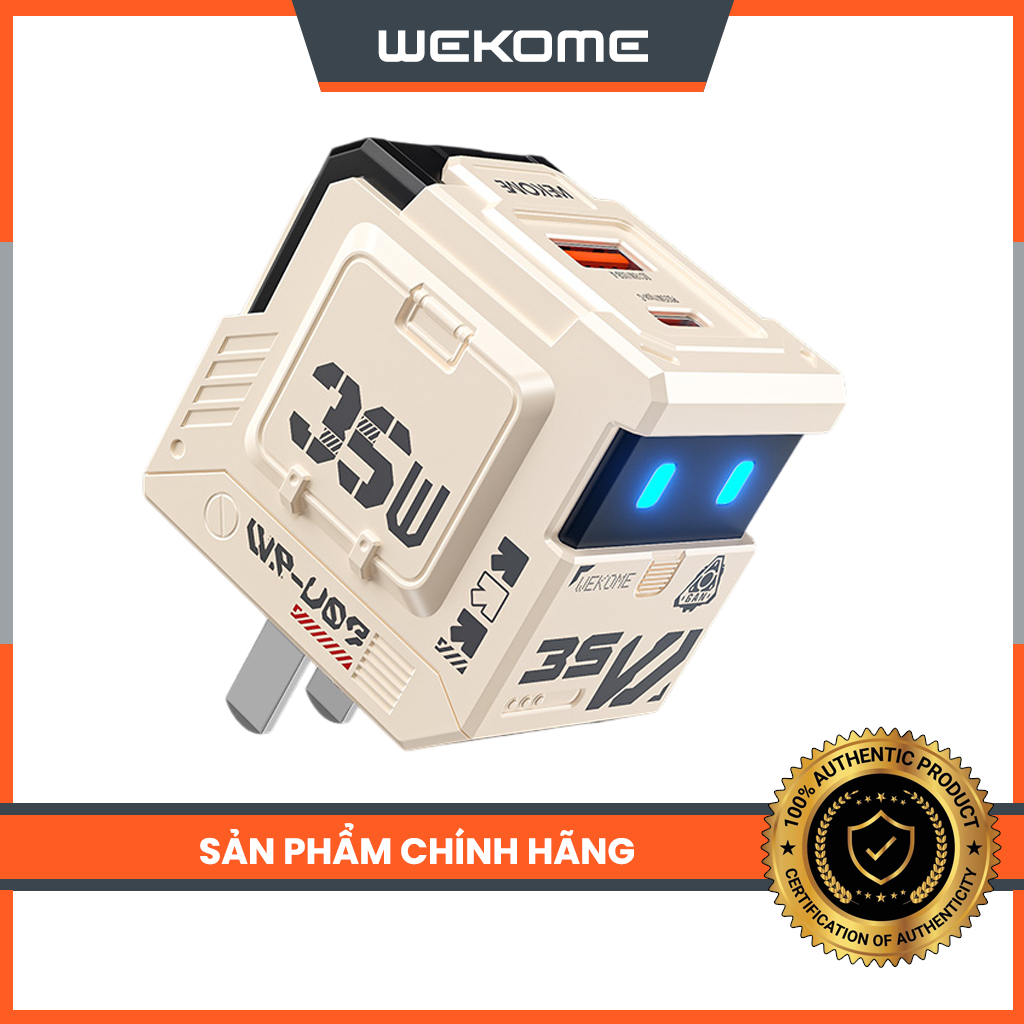 Ảnh Củ sạc nhanh GaN 35W wekome WP-U07 - Hàng chính hãng 1