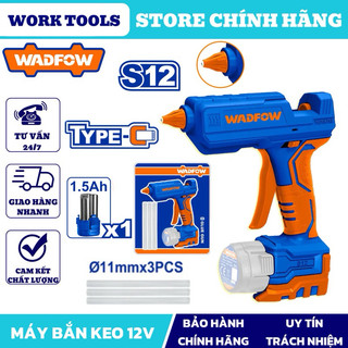 WADFOW Súng bắn keo dùng pin 12V WLU1412