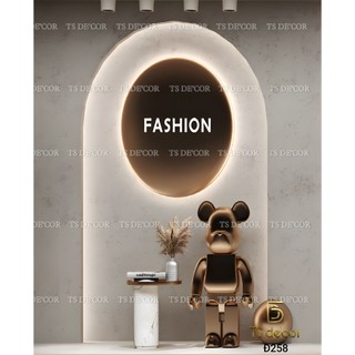 Phông Livestream mẫu mới hình tròn giả phát sáng 3D 5D đẹp mắt