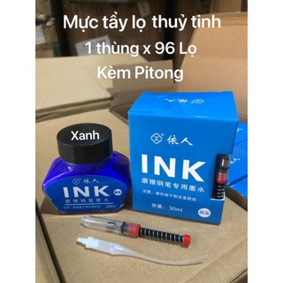 Lọ Mực Ink 30ml mực lọ tẩy xóa được, mực bút máy