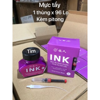 Lọ Mực Ink 30ml mực lọ tẩy xóa được, mực bút máy