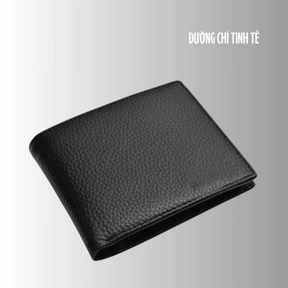 Ví Da Bò Thật 100% Dáng Ngang LT01, Nhiều Ngăn Tiện Dụng, Tặng Kèm Hộp, Nhỏ Gọn Dễ Mang