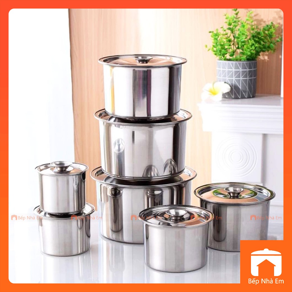 Thố Inox Tròn - Thố Gia Vị Inox Tròn Nhiều Size - Hàng Nhập Khẩu Trực ...