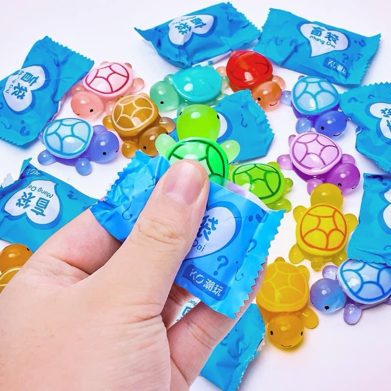 Set 100 túi mù rùa dạ quang phát sáng, túi mù giá rẻ, túi mù test nhân ...