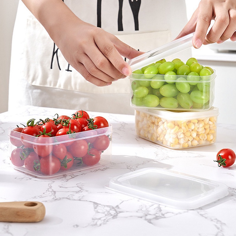 Bộ 3 hộp đựng thực phẩm chữ nhật Hokori Chính Hãng Việt Nhật (mã 6533)