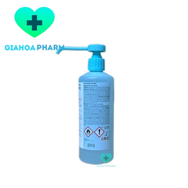 Dung dịch nước rửa tay sát khuẩn Aniosgel 85 NPC 500ml - Rửa tay khô diệt khuẩn nhanh (Pháp) [Anios] – 4
