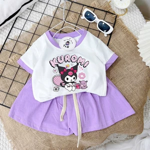 Đồ bộ kuromi cho bé gái 8-40Kg HOT TREND chất vải mềm mịn thoáng mát được các bé yêu thích BGL08