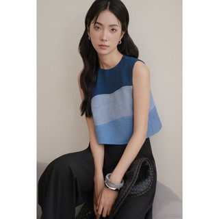 Quần OLV ống rộng lưng cao đen basic thanh lịch Candice phù hợp đi làm đi chơi