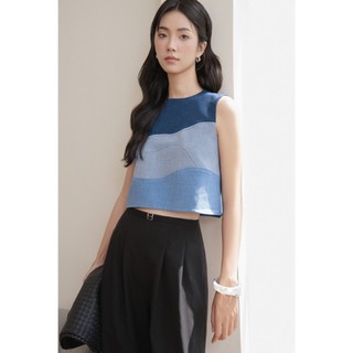 Quần OLV ống rộng lưng cao đen basic thanh lịch Candice phù hợp đi làm đi chơi