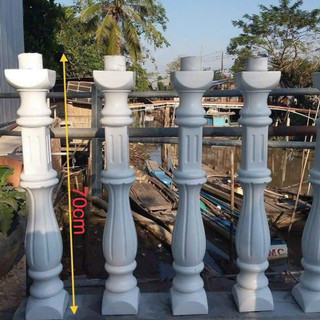 Khuôn lan can, con tiện, lộc bình tròn bụng khía 70, chất liệu nhựa abs