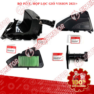 Bộ Hộp Lọc Gió, Pô E Vision 2021 2022 2023 2024 17225-K2C-V00, 17245-K2C-V00, 17210-K2C-V00 Chính Hãng - ZZM