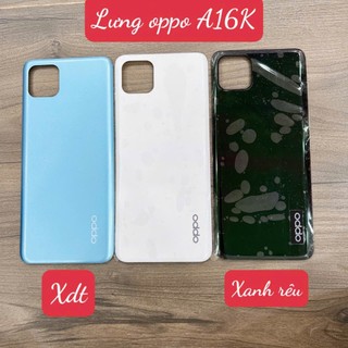 CPH2349, Lưng vỏ oppo A16k, nắp lưng, nắp pin, khung sờn, benzen, vỏ bộ oppo