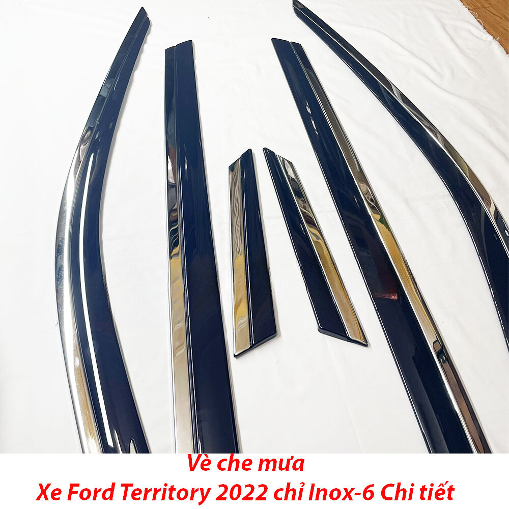 Vè che mưa xe Ford Territory 2022 - HIỆN NAY Chỉ INOX 6 chi tiết cao cấp