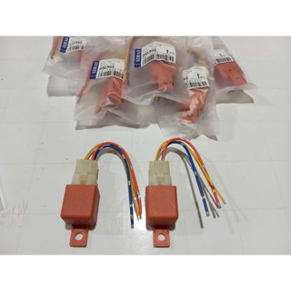 Combo 10 Rơ le 4 chân Sihai 40A 12v 24v kèm rắc (Rơ Le dây)