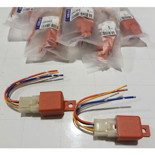 Combo 10 Rơ le 4 chân Sihai 40A 12v 24v kèm rắc (Rơ Le dây)