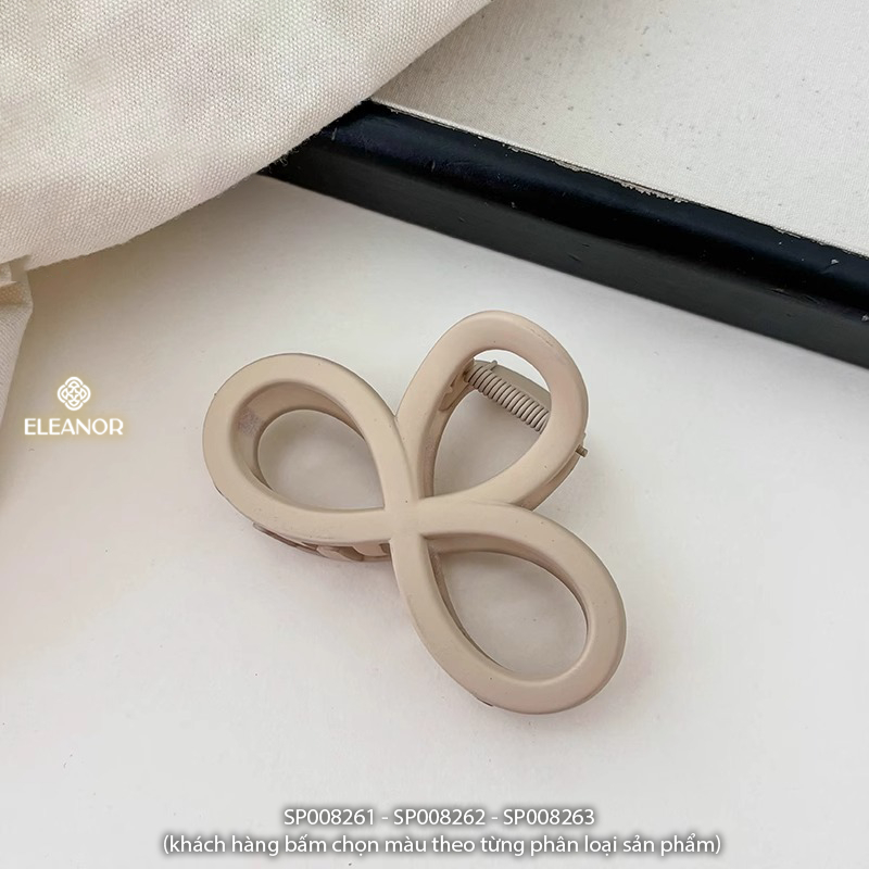Kẹp tóc nữ Eleanor Accessories thiết kế hình vô cực phụ kiện tóc kẹp tóc càng cua 8261