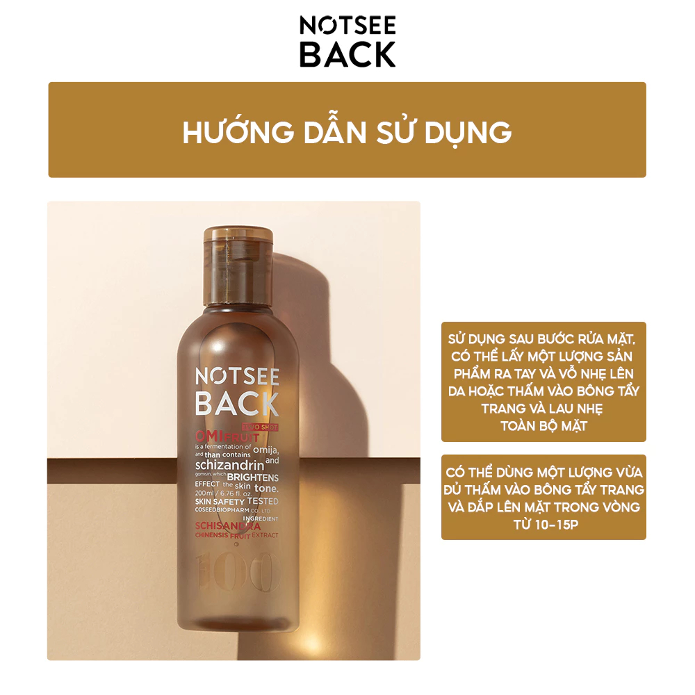 Ảnh Nước hoa hồng NOT SEE BACK TWO SHOT OMIFRUIT 200ml 4