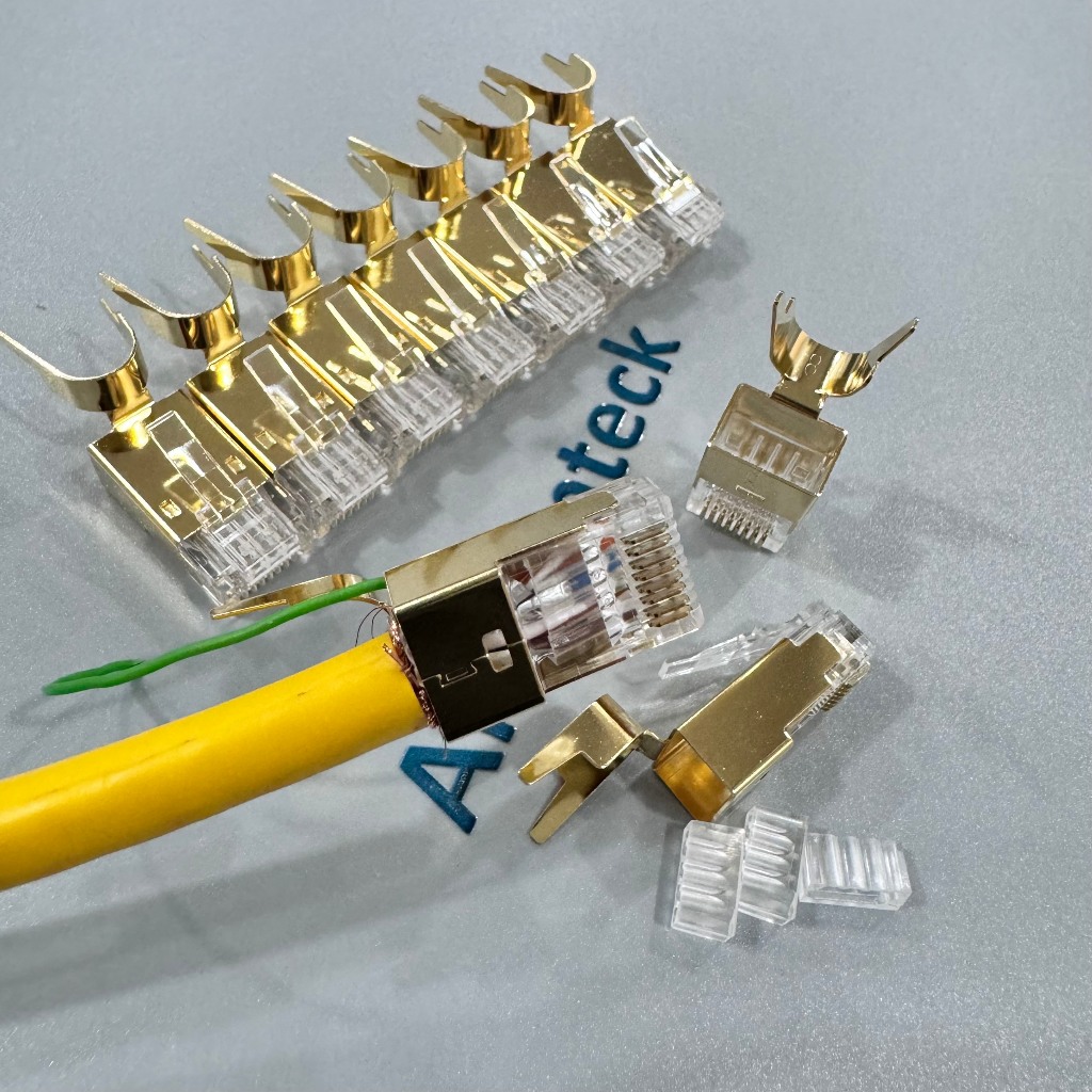 Ancomteck RJ45 cat8 - 8p8c 50um Mạ Vàng FTP / SFTP | Mô-đun Mạng rj45 ...