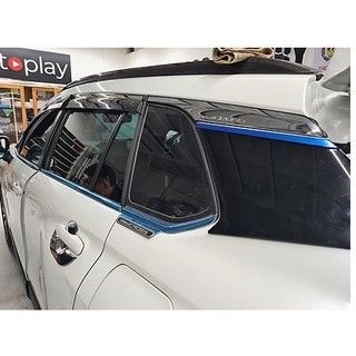 Nẹp viền chân, cong kính xe Toyota Corolla Cross 2018-2025 chất liệu INOX 304 cao cấp, sáng bóng