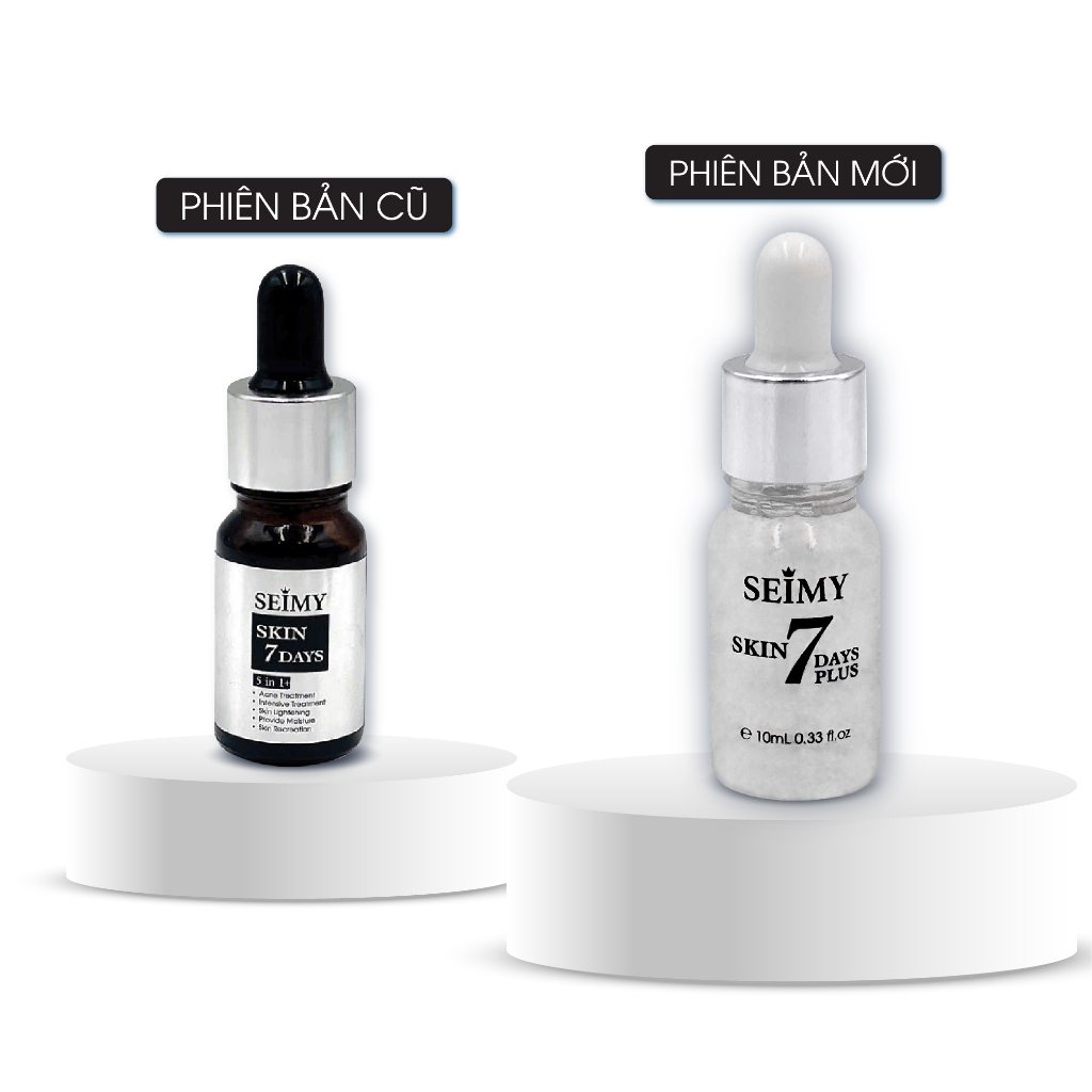 Ảnh Combo 2 Chai Serum giảm mụn thâm Seimy 10ml - Skin 7 Days Plus 2