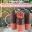 Chậu Trồng Cây 300x210mm Nâu/Trắng, hiệu Tân Tường Khang vành cứng, chịu nhiệt tốt, bền - Nông Nghiệp Hà Bắc