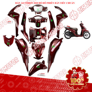 Bộ Dàn Áo Vision 2014 2015 2016 2017 2018 2019 2020 Chính Hãng - ZZM