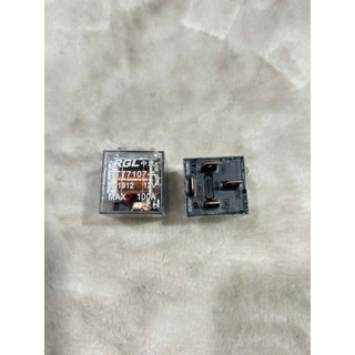 Combo 4 Rơ le 4 chân, 5 chân trong, vuông Max-100A 12v 24v.
