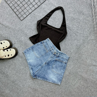 Áo thun ba lỗ nữ gân tăm thiết kế duyên dáng sexy ôm form,kiểu áo ba lỗ quàng cổ sexy thời trang G5