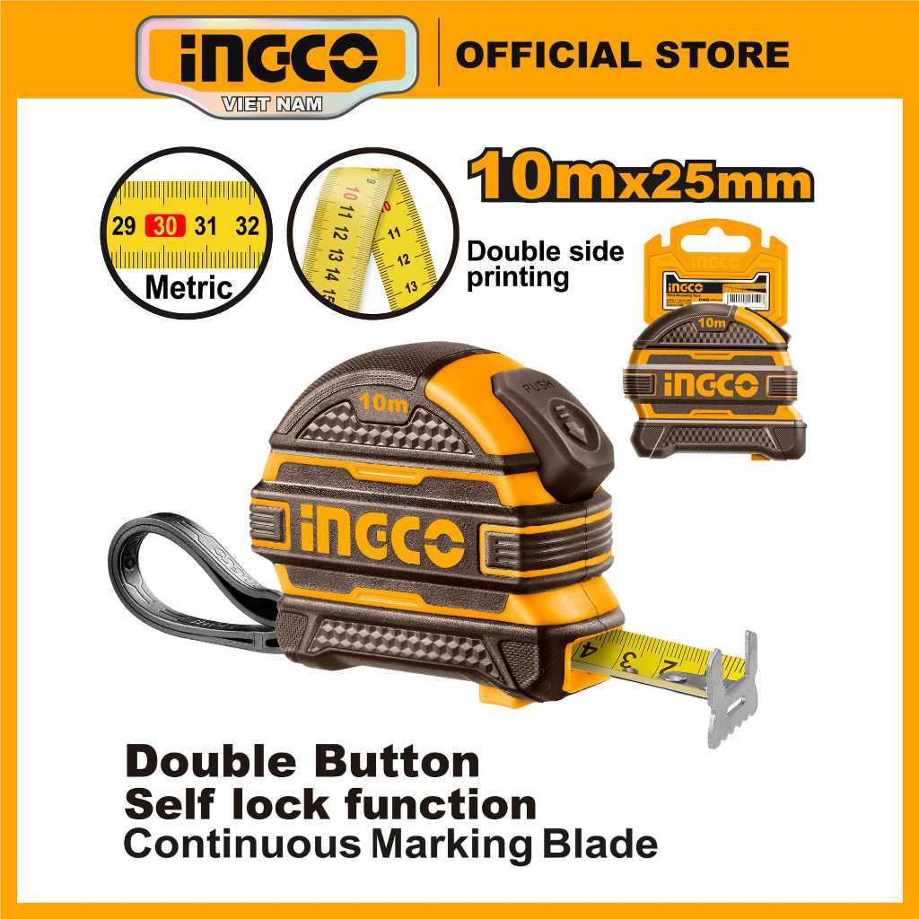 Ảnh Thước cuộn thép đo tự hãm 3m, 5m, 8m, 10m INGCO HSMT081025-1 | HSMT08825-1  | HSMT08525-1 | HSMT08316-1 hệ đo mét (m) 2