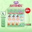 Combo 3 tã Quần Xua Muỗi Bobby Antimos – Hàng rào Sả tự nhiên Bye Muỗi 8H - M52/L50+2/XL48+4/XXL46+6