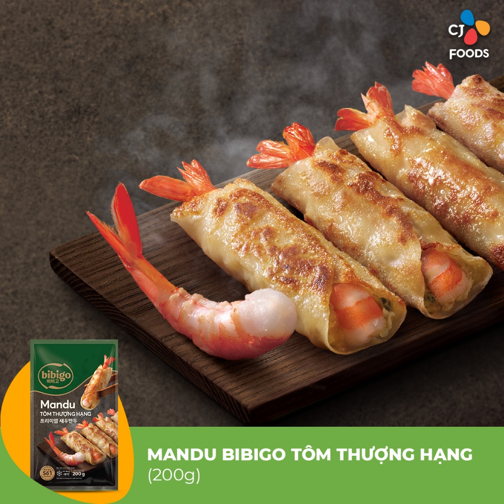 Ảnh Bánh xếp Mandu Tôm Thượng Hạng Bibigo 200g - Date 08/2025 3