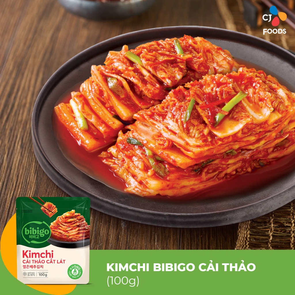 Ảnh Kimchi Hàn Quốc Bibigo cải thảo cắt lát - Túi 100g 2