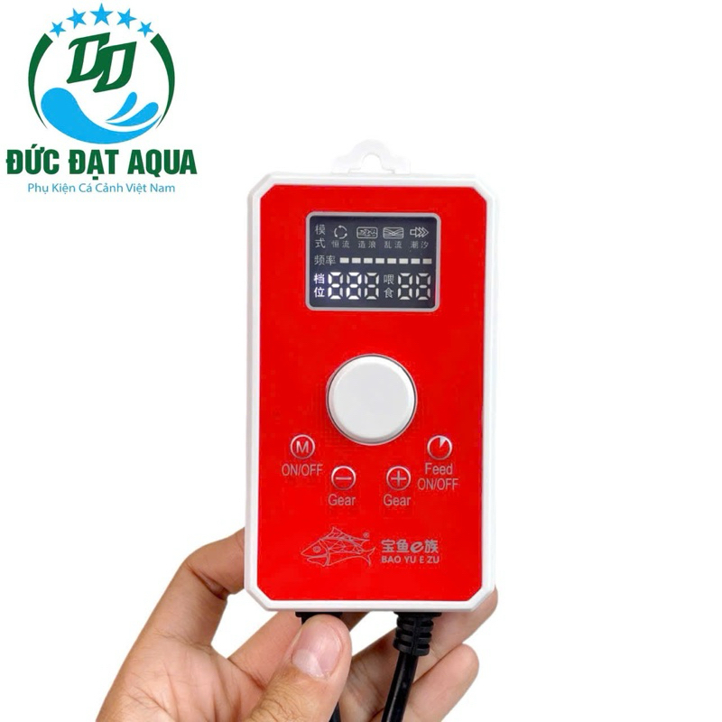 Thổi Luồng bao yu e zu k600 Công suất 45w 55w Chỉnh Mạnh Nhẹ, Chỉnh Dạng Sóng thổi đáy Cho Bể Cá cảnh 2
