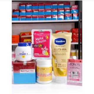 Combo body Bạch Ngọc Liên 6 món Trắng Da toàn thân.gần 1kg kem cốt