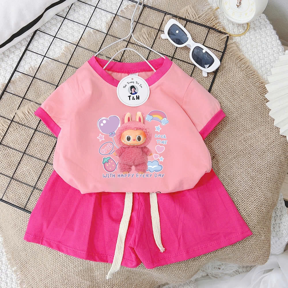 [8-40Kg] Bộ đồ bé gái HOT TREND chất vải dày mịn thoáng mát được các bé yêu thích BGM16