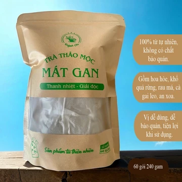 Trà túi lọc mát gan cà gai leo - an xoa - khổ qua rừng - rau má - hoa hòe