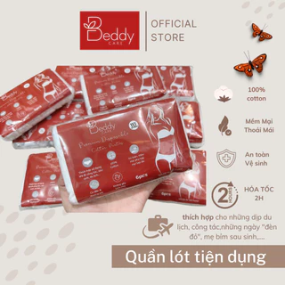 |MUA 5 TẶNG 1| Quần lót Cotton nữ tiện lợi Beddy Care Kháng Khuẩn, đi du lịch, công tác, học quân sự
