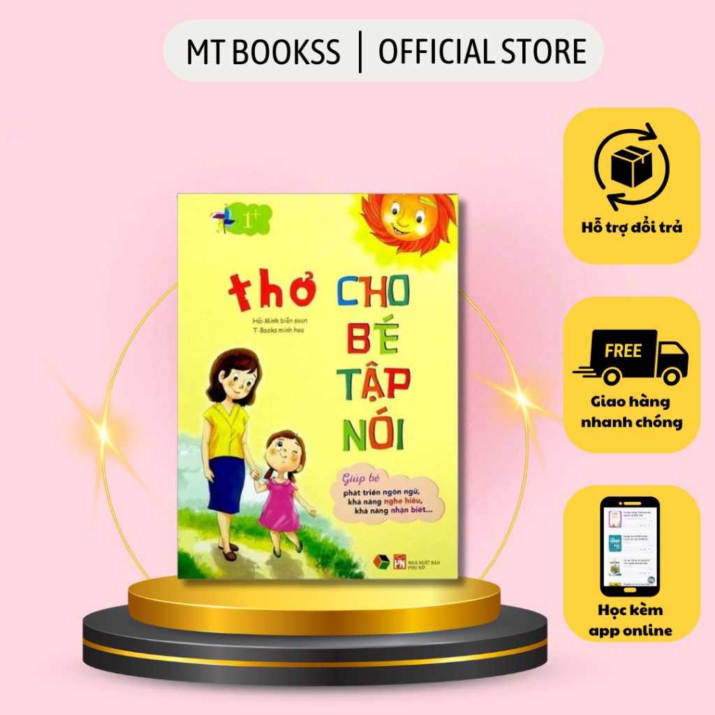 Sách - Thơ Cho Bé Tập Nói, Tập Đọc