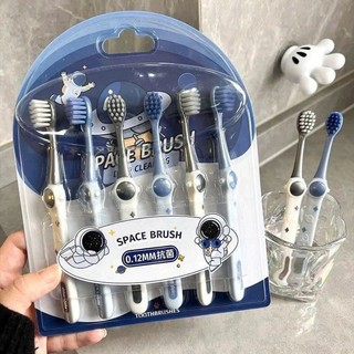 SET 6 Bàn Chải Đánh Răng Cho Bé Hình Phi Hành Gia