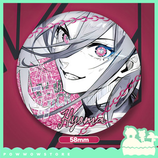 [Sẵn VN] Huy Hiệu Pin Ghim Dạng Tròn 58mm Cài Áo / Túi / Balo Màn PE Nhũ Bạc Anime Manga Blue Lock Face