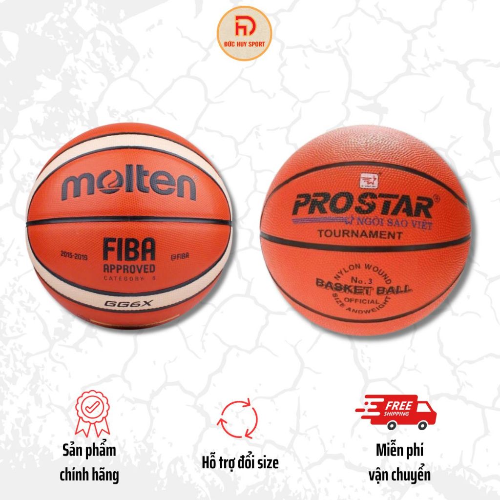 Quả Bóng Rổ Cao Su Pro Star, Bóng Da Molten Giá Rẻ Dành Cho Học Sinh, Sinh Viên Tiêu Chuẩn Tập Luyện,Thi Đấu Chính Hãng